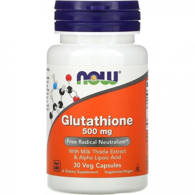 Аминокислота NOW FOODS GLUTATHIONE, 500 мг, 30 капсул NS*0175