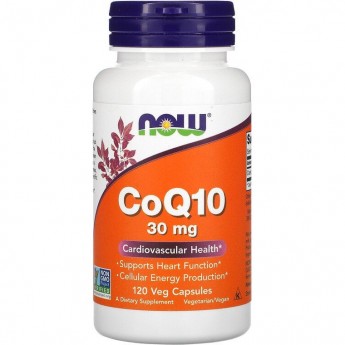 Антиоксидант NOW Q10 Coenzyme, 30 мг - 120 капсул