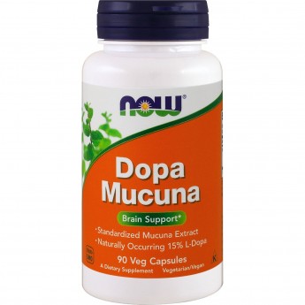 БАД антистрессовый NOW FOODS Dopa Mucuna, 90 капсул