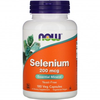 Биодобавка NOW FOODS SELENIUM, 200 мкг - 180 капсул