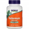 Биодобавка NOW FOODS SELENIUM, 200 мкг - 180 капсул NS1486