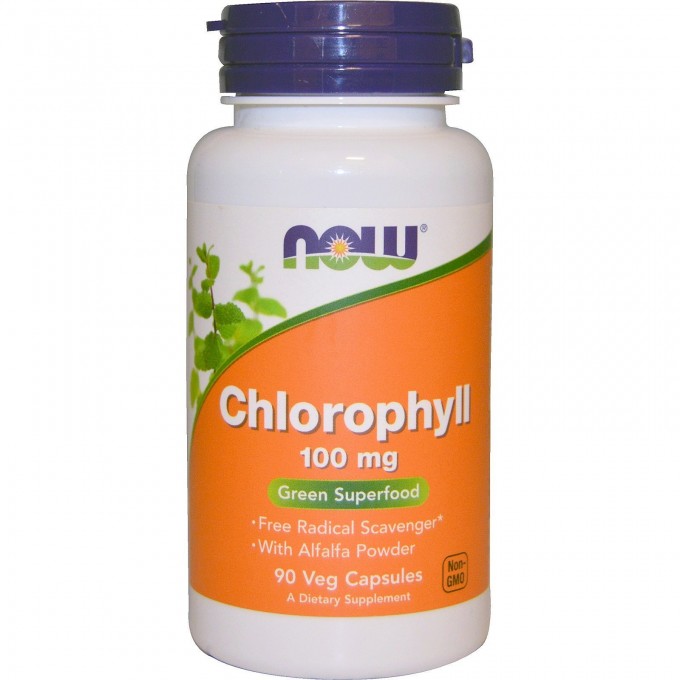 Биологически активная добавка NOW FOODS CHLOROPHYLL (Хлорофилл), 100 мг - 90 капсул NS2645