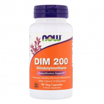 DIM 200 NOW FOODS 3.3-Дииндолилметан ДИМ 200 мг, 90 капсул