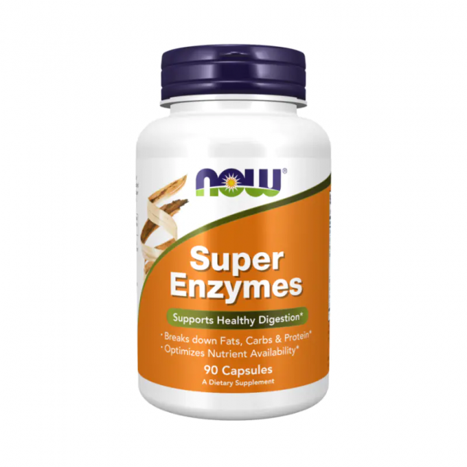 Энзимы NOW FOODS SUPER ENZYMES, 90 капсул NS32136 Энзимы NOW FOODS SUPER ENZYMES, 90 капсул NS32136