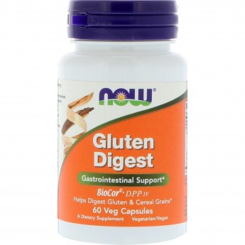 Глютен NOW FOODS GLUTEN DIGEST, 60 капсул