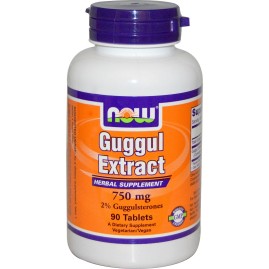 Гуггул NOW FOODS GUGGUL EXTRACT, 750 мг, 90 таблеток Гуггул NOW FOODS GUGGUL EXTRACT, 750 мг, 90 таблеток