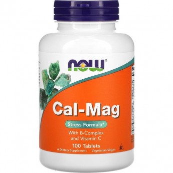 Кальций-Магний NOW FOODS CAL-MAG STRESS FORMULA, 100 таблеток