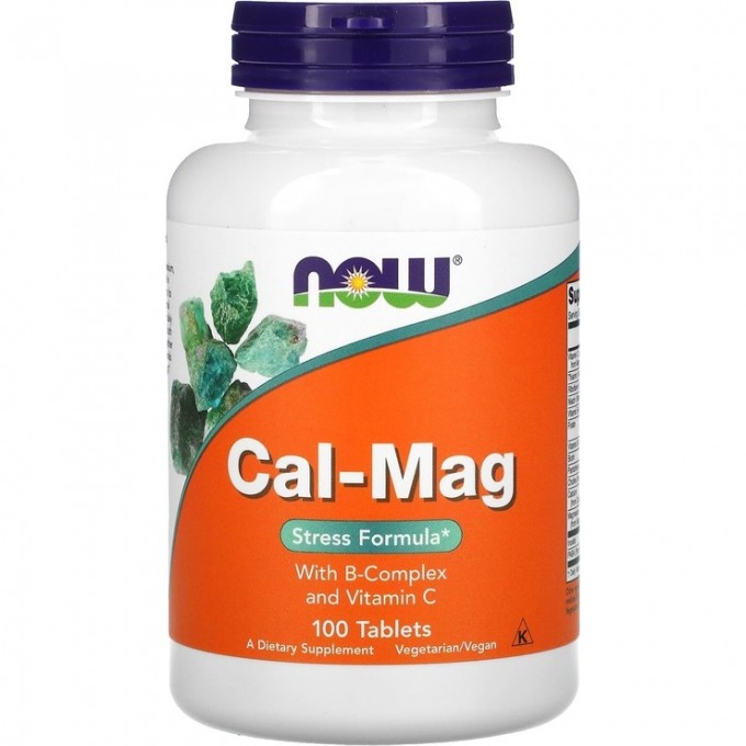 Кальций-Магний NOW FOODS CAL-MAG STRESS FORMULA, 100 таблеток NS1275