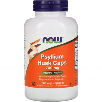 Клетчатка NOW Psyllium Husk, 180 капсул