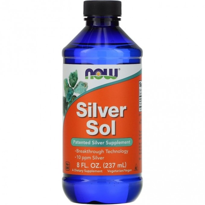 Коллоидное серебро NOW FOODS SILVER SOL, 237 мл. NS1408