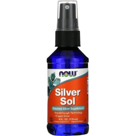 Коллоидное серебро NOW FOODS SILVER SOL, спрей, 118 мл. Коллоидное серебро NOW FOODS SILVER SOL, спрей, 118 мл.