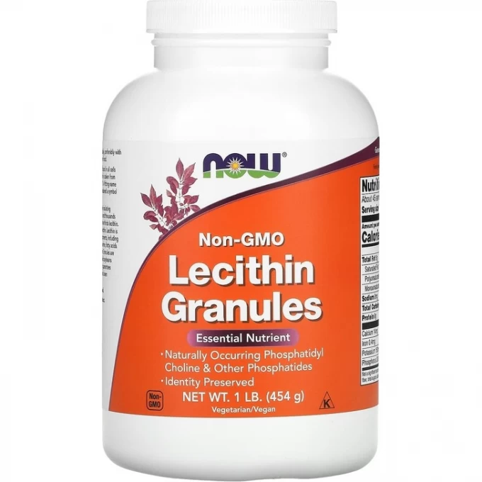 Лецитин NOW Lecithin Granules, 454 г NS2260 Лецитин NOW Lecithin Granules, 454 г NS2260