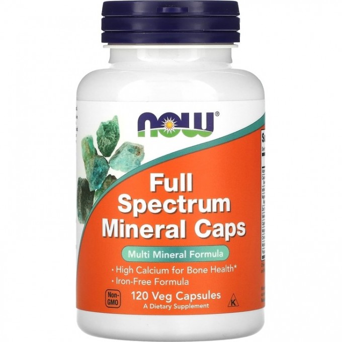 Минеральный комплекс NOW FOODS FULL SPEKTRUM MINERALS, 120 капсул NS1544