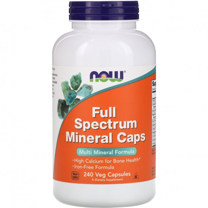 Минеральный комплекс NOW Full Spectrum Minerals, 120 капсул NS1545