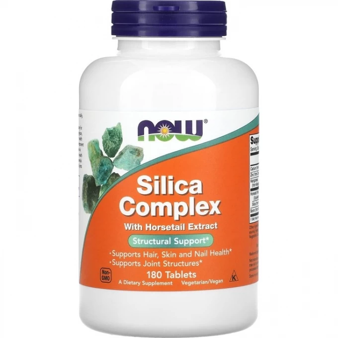 Минеральный комплекс NOW Silica Complex, 180 таблеток NS1492 Минеральный комплекс NOW Silica Complex, 180 таблеток NS1492
