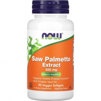 Пальметто NOW FOODS SAW PALMETTO EXTRACT, 320 мг, 90 капсул