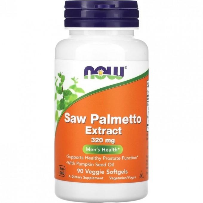 Пальметто NOW FOODS SAW PALMETTO EXTRACT, 320 мг, 90 капсул NS4756