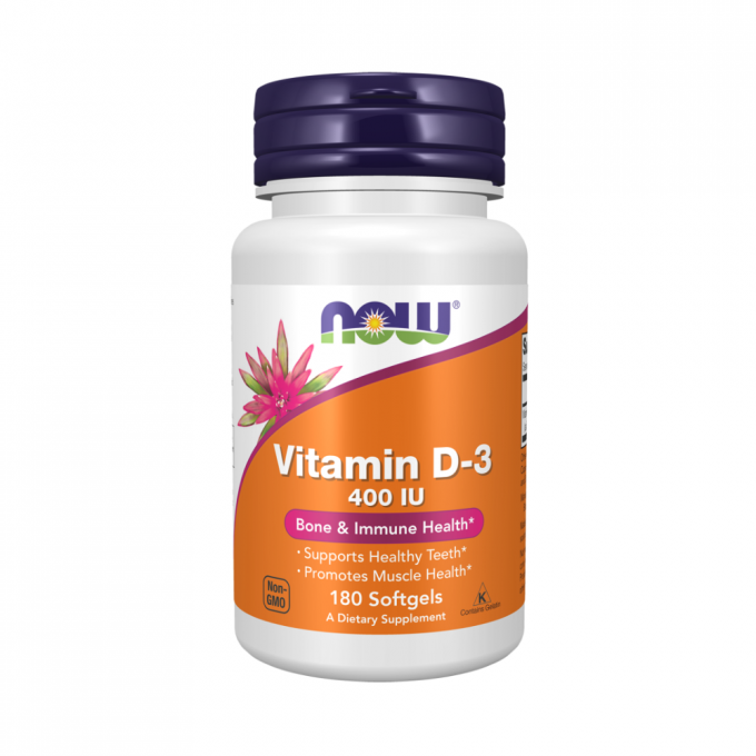 Витамин Д-3 NOW FOODS 400 ме. NS*0364