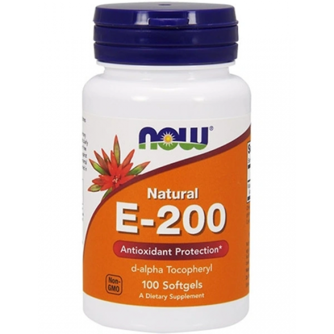 Витамин NOW FOODS E-200 DA 100 капсул NS33013 Витамин NOW FOODS E-200 DA 100 капсул NS33013