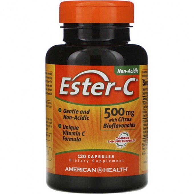 Витамин NOW FOODS ESTER-C WITH CITRUS BIOFLAVONOIDS, 500мг, 120 каспул NS16961