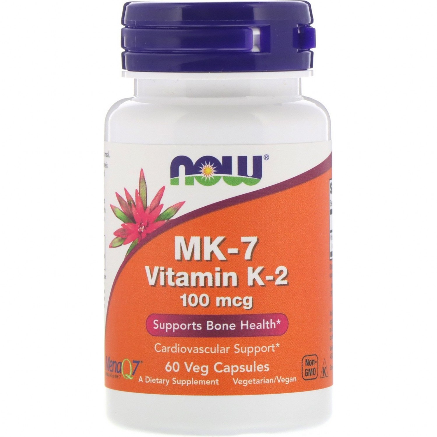 Витамин NOW FOODS MK-7 K-2, 100 мг, 60 капсул. Купить Витамины на ...