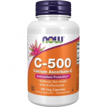 Витамин NOW FOODS С-500 CALCIUM ASCORBATE-C Витамин NOW FOODS С-500 CALCIUM ASCORBATE-C