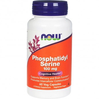 Витамин NOW Phosphatidyl Serine, 100 мг - 60 капсул