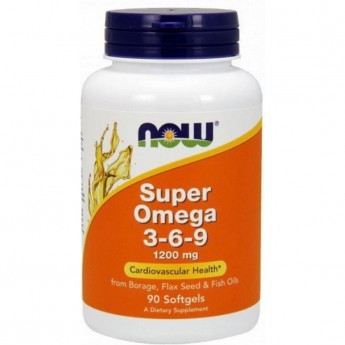 Витаминный комплекс NOW Omega 3-6-9, 1200 мг - 90 капсул