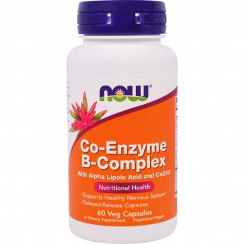 Витамины NOW FOODS B-Complex Co-Enzyme, 60 капсул