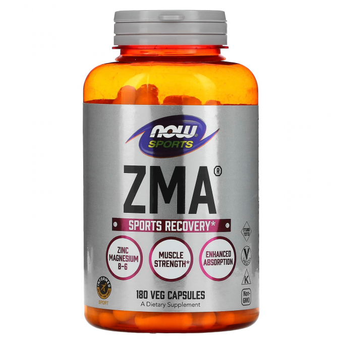 Витамины NOW FOODS ZMA 180 капсул NS28281 Витамины NOW FOODS ZMA 180 капсул NS28281